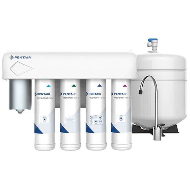 Pentair GRO-475BP, 4-Stage RO System, 75 gpd, with Pump