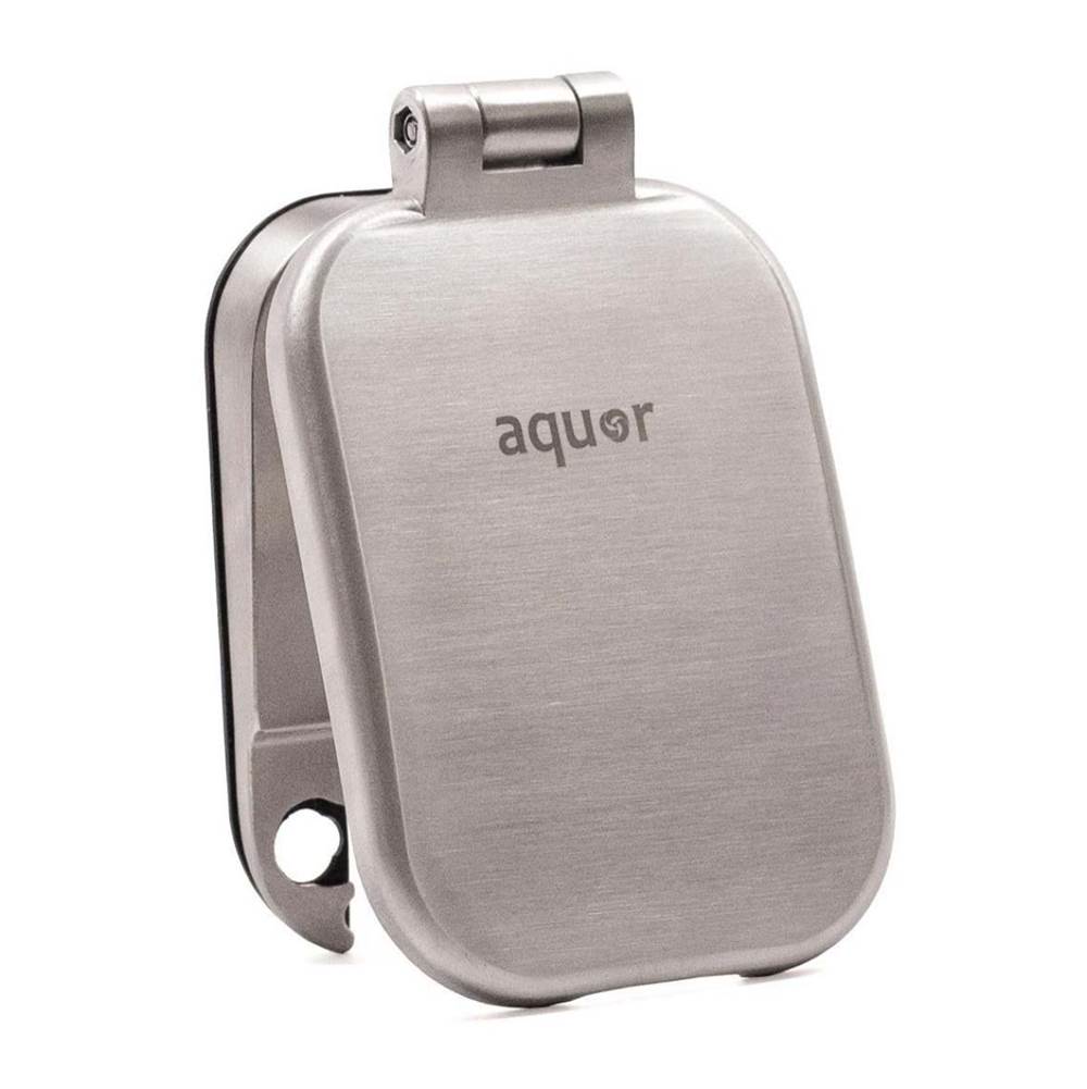 Aquor Water Systems Premium Hydrant Cover, Brushed Stainless