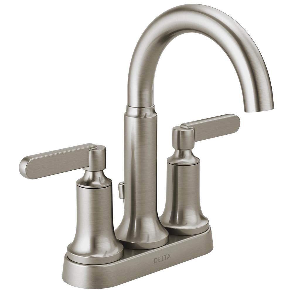 Delta Faucet Alux™ Two Handle Centerset Bathroom Faucet
