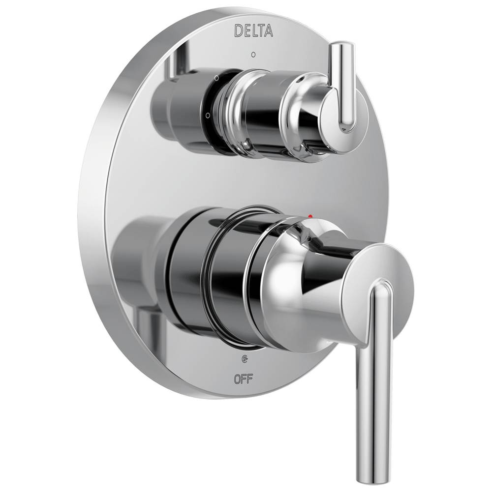 Delta Faucet Trinsic® Contemporary Two Handle Monitor® 14 Series Valve Trim with 3-Setting Integrated Diverter