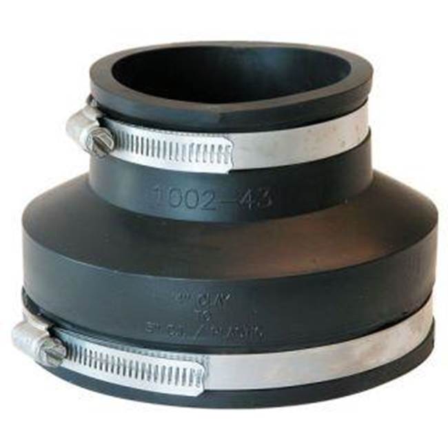 Fernco Coupling 4''Clay-3''Ci/Pl