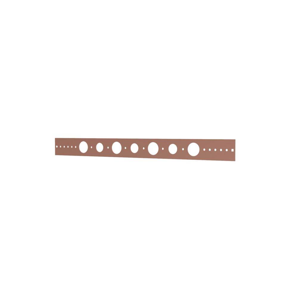 HoldRite 20'' Flat, Copper-Bonded Bracket Positions 3/4'' Or 1'' Pipe
