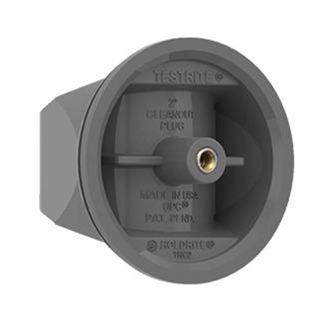 HoldRite 2'' Clean Out Plug With Brass Insert