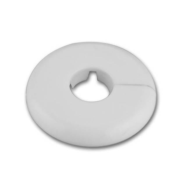 JB Products 1/2'' cop White Plastic Split Ring Flanges
