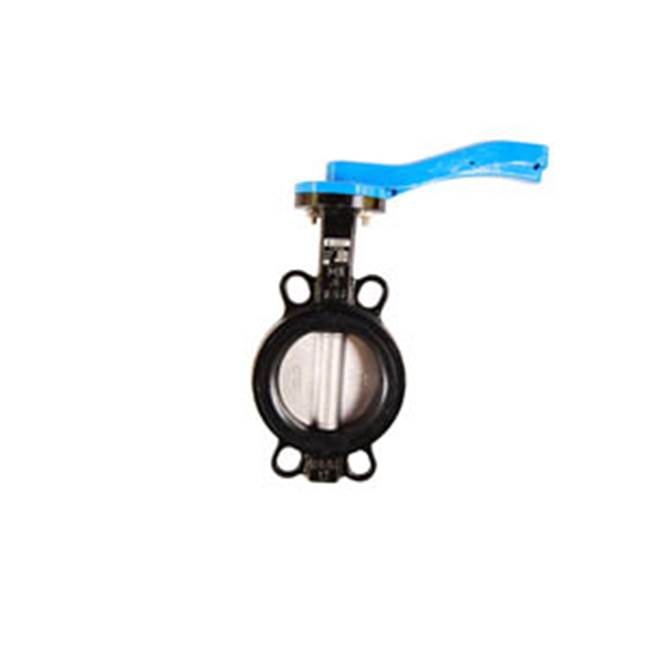 Legend Valve 3'' T-335SS Ductile Iron Wafer Butterfly Valve, Stainless Steel Disc, 10 Position Lever Handle -EPDM