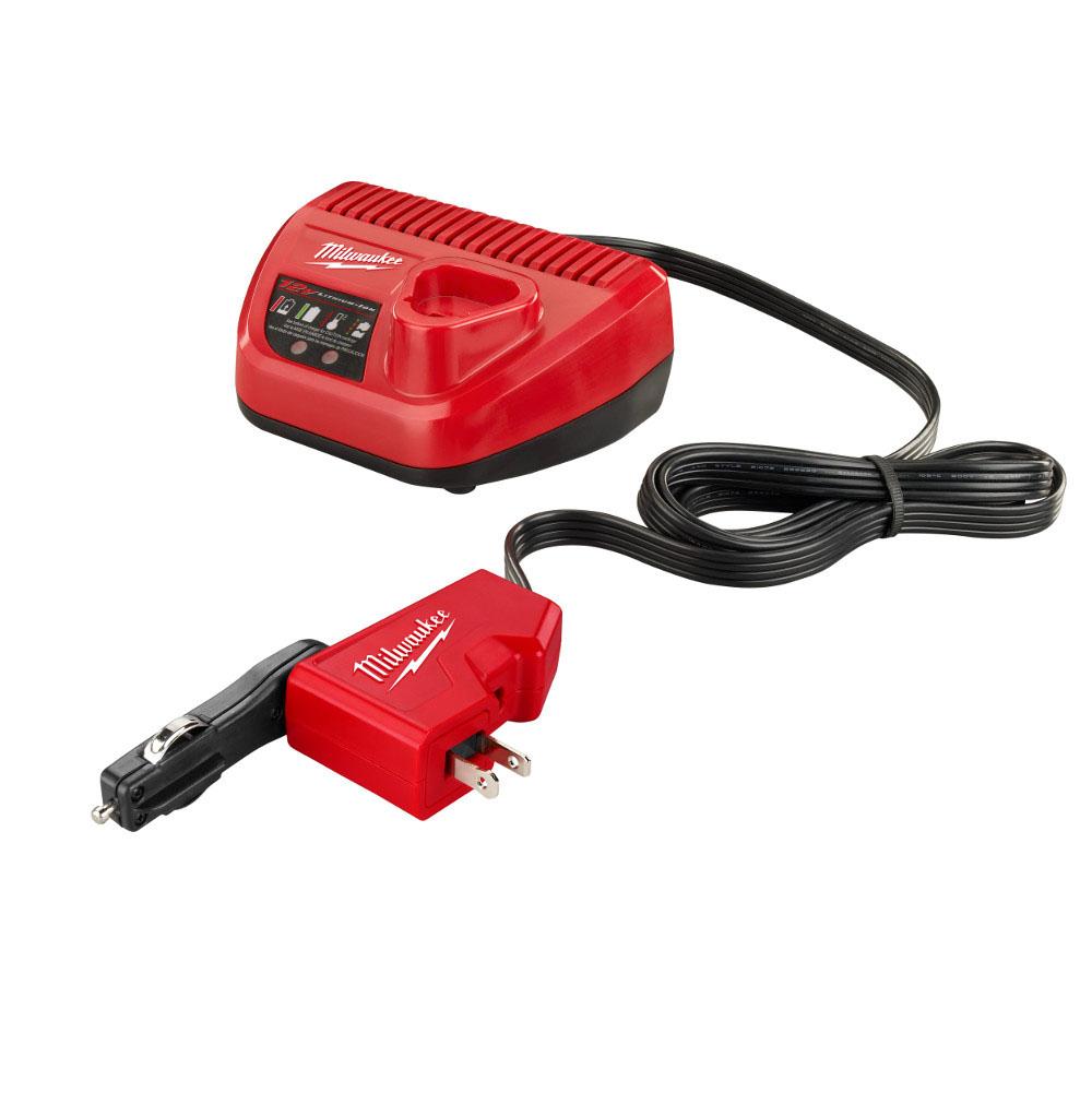Milwaukee Tool M12 Lithium-Ion Ac/Dc Wall And Vehicle Charger