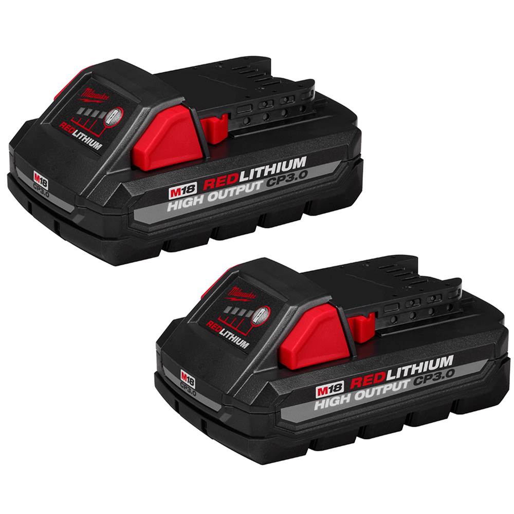 Milwaukee Tool M18 Redlithium High Output Cp3.0 Battery 2-Pack