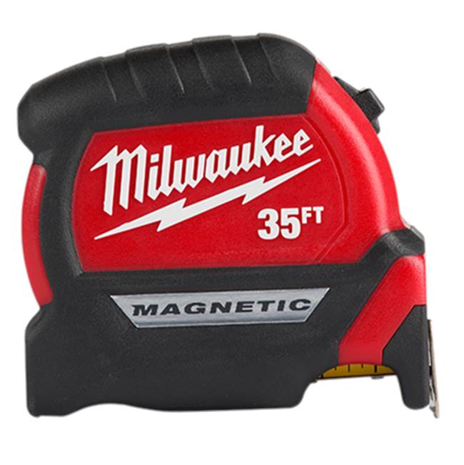 Milwaukee Tool 35Ft Compact Magnetic Tape Measure