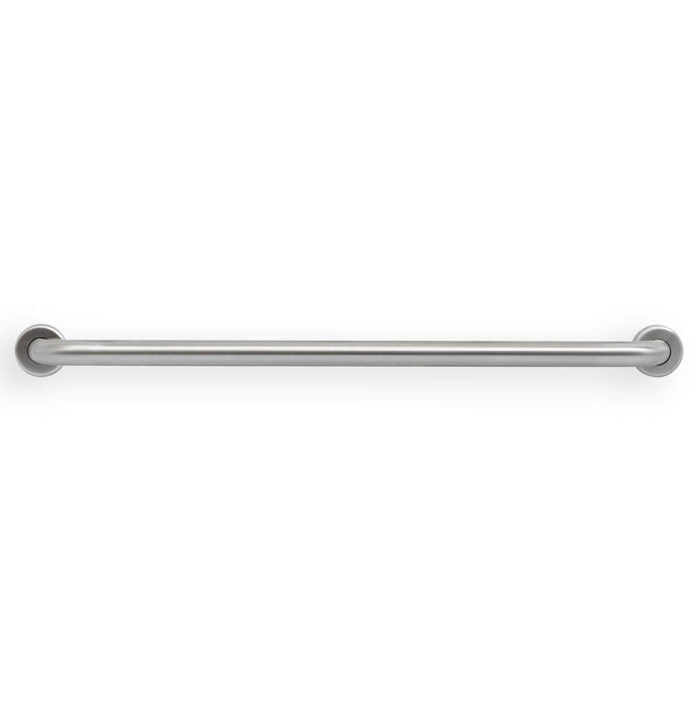 Mustee And Sons Grab Bar, 36'' L, 1.5'', Smooth, Stainless Steel