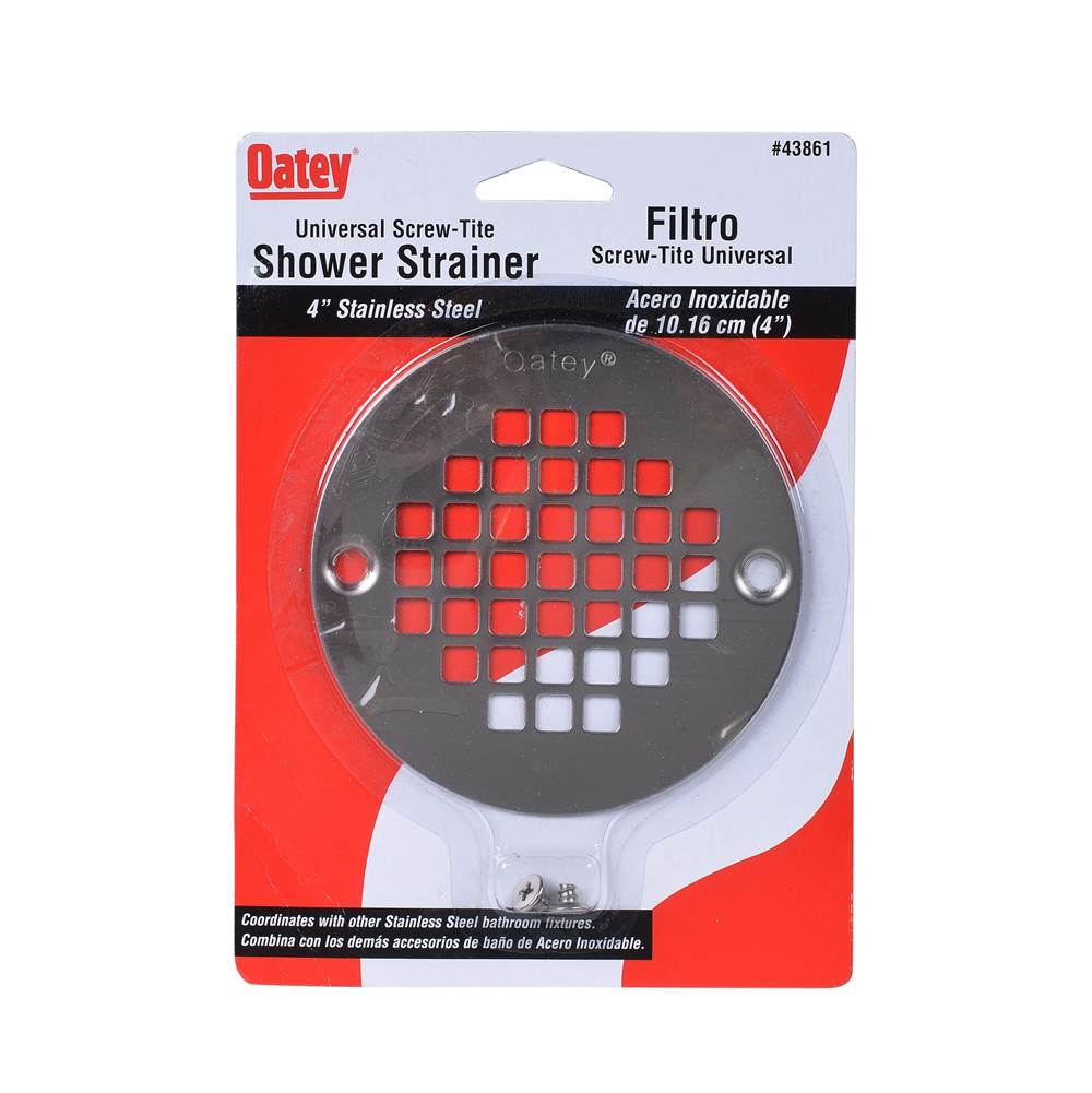 Oatey 4 In. Ss Strainer Carded