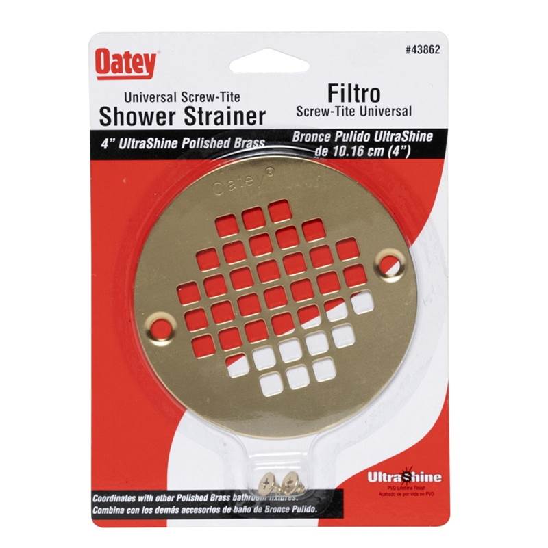 Oatey 4 In. Pb Strainer Carded