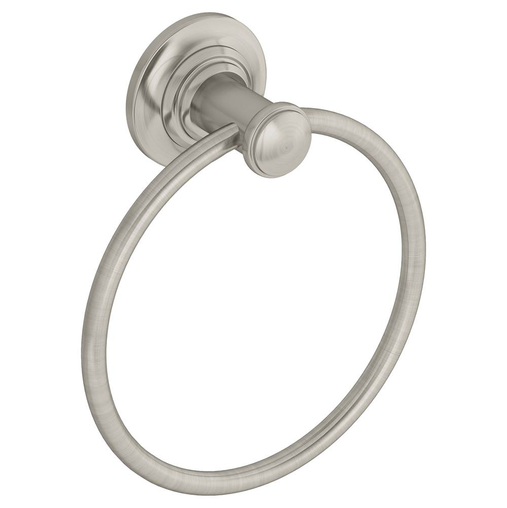 Symmons Winslet Wall-Mounted Towel Ring in Satin Nickel