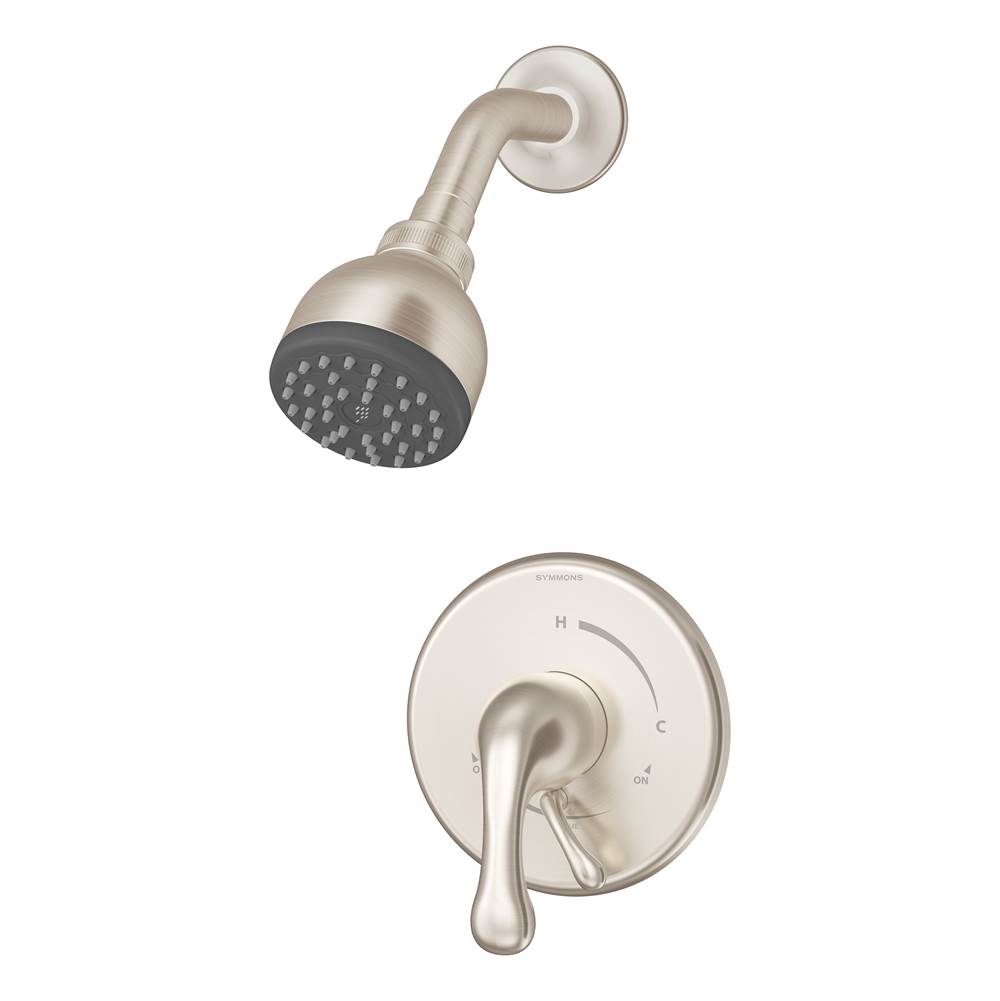 Symmons Unity Single Handle 1-Spray Shower Trim with Secondary Volume Control in Satin Nickel - 1.5 GPM (Valve Not Included)