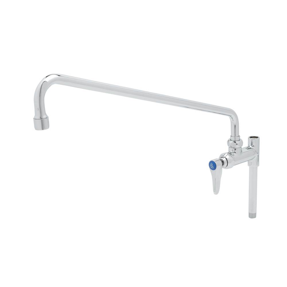 T&S Brass Add-On Faucet,18'' Nozzle,Lever Handle,5'' Nipple