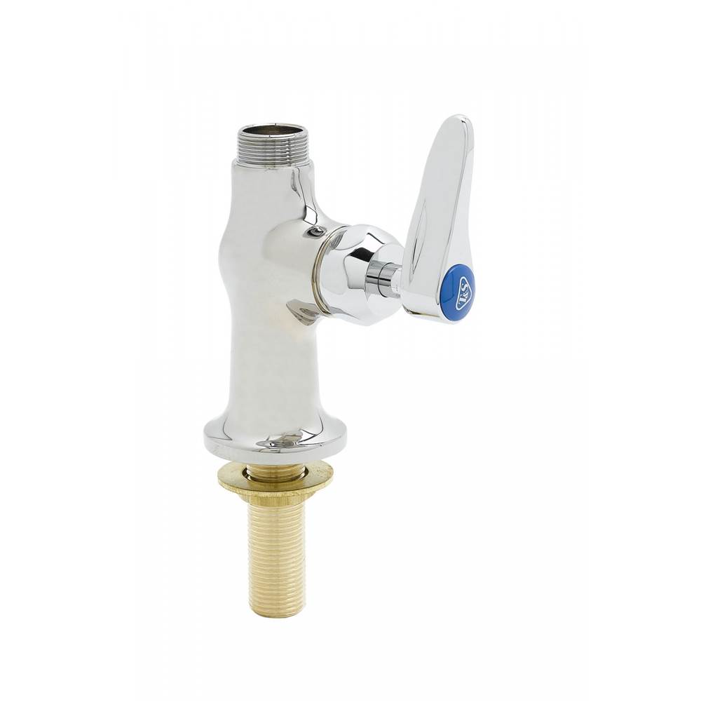 T&S Brass Single Temp.Deck Mount Faucet, Ceramic Cartridge, Less Nozzle