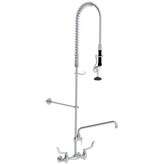 Union Brass Manufacturing Company Pre-Rinse Units - P.C. pre-rinse w/add-a-faucet, wrst hdls & 12'' spt.