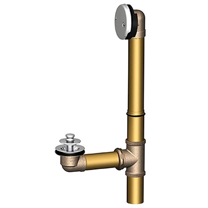 Union Brass Manufacturing Company Drain Assembly Tub - Chrome Lift-n-Turn Bath Drain Assembly