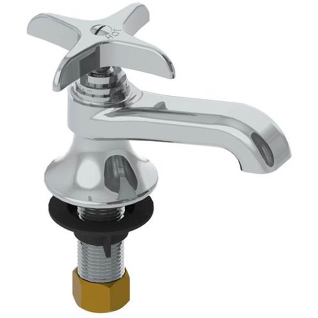 Union Brass Manufacturing Company Single Basin Faucet - Compression Valve, Cold Metal Handle