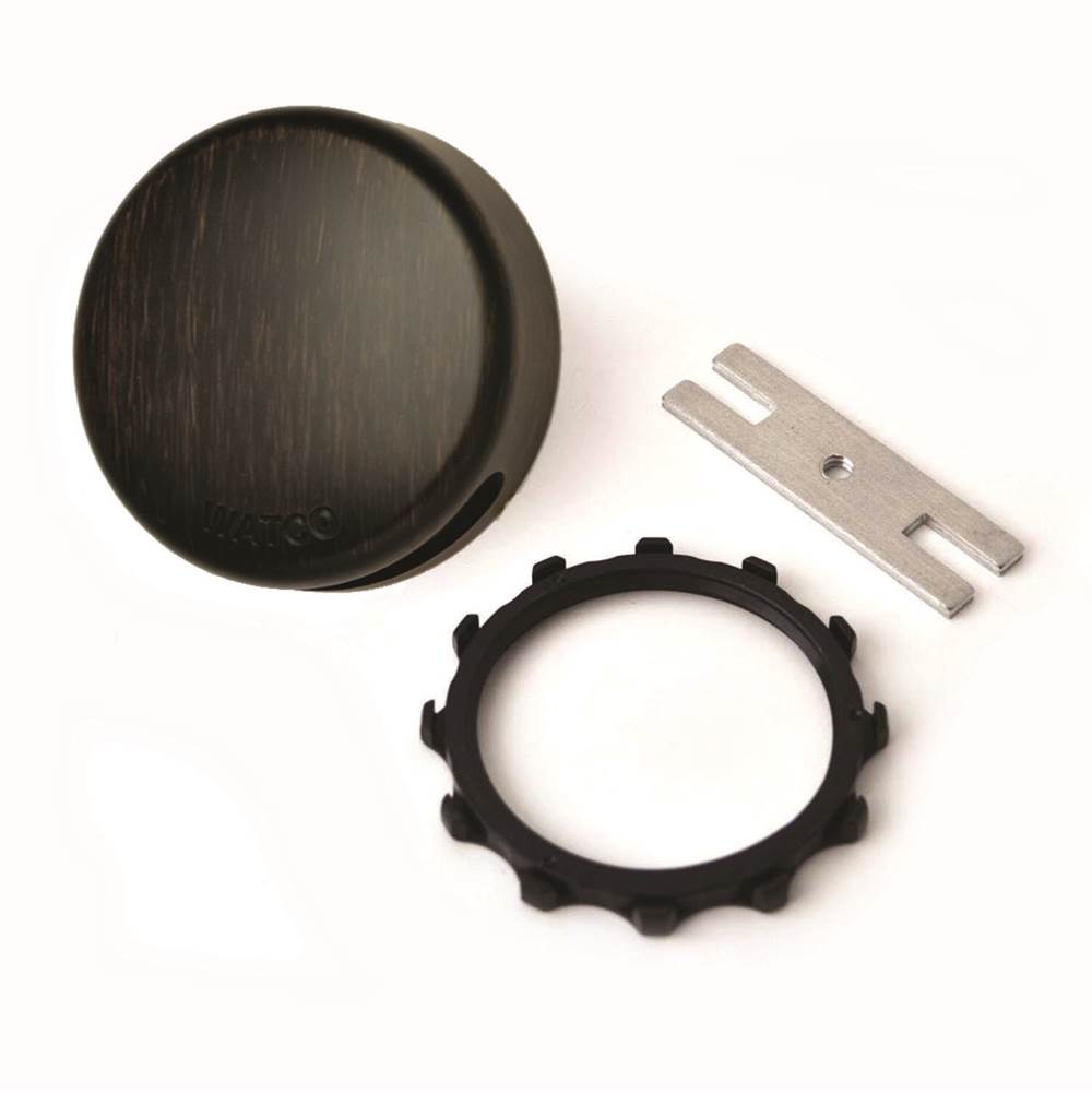 Watco Manufacturing Innovator Overflow Plate Retainer Star Nut Adapter Bar Rubbed Bronze