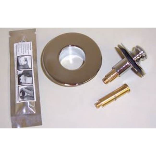 Watco Manufacturing Nufit Push Pull Trim Kit Polished Brass ''Pvd'' 2-Hole Faceplate