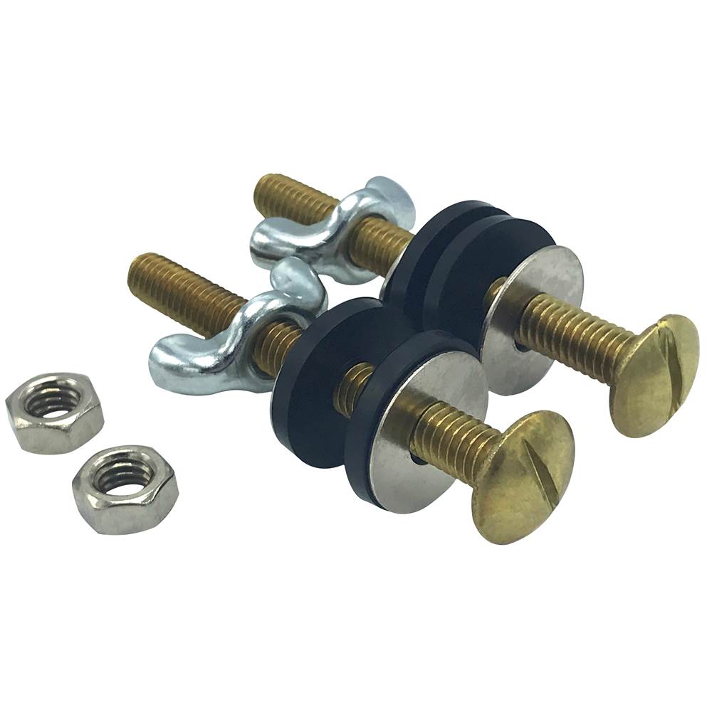 Wal-Rich Corporation Brass Tank-To-Bowl Bolts (Pair)
