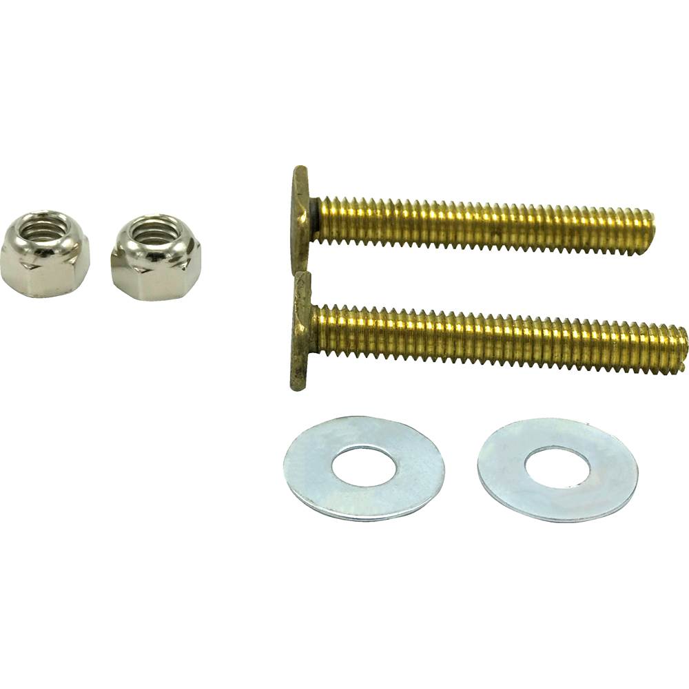 Wal-Rich Corporation 5/16'' X 2 1/4'' Brass Flange Bolts (Pair)