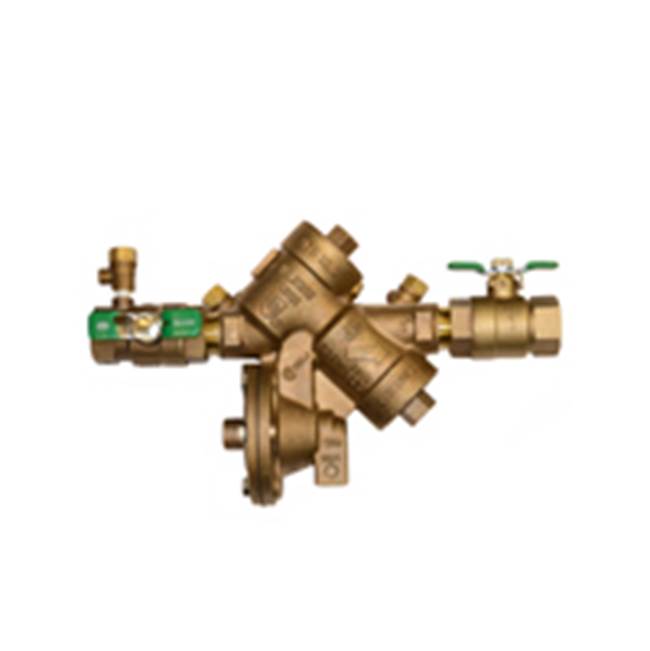 Zurn Industries 2'' 975Xl2 Reduced Pressure Principle Backflow Preventer With Test Cocks Oriented Face Up, Strainer And Air Gap