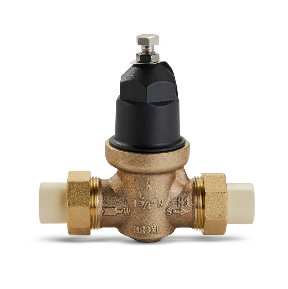Zurn Industries 3/4'' NR3XL Pressure Reducing Valve with double union FNPT connection and CPVC tailpiece connection