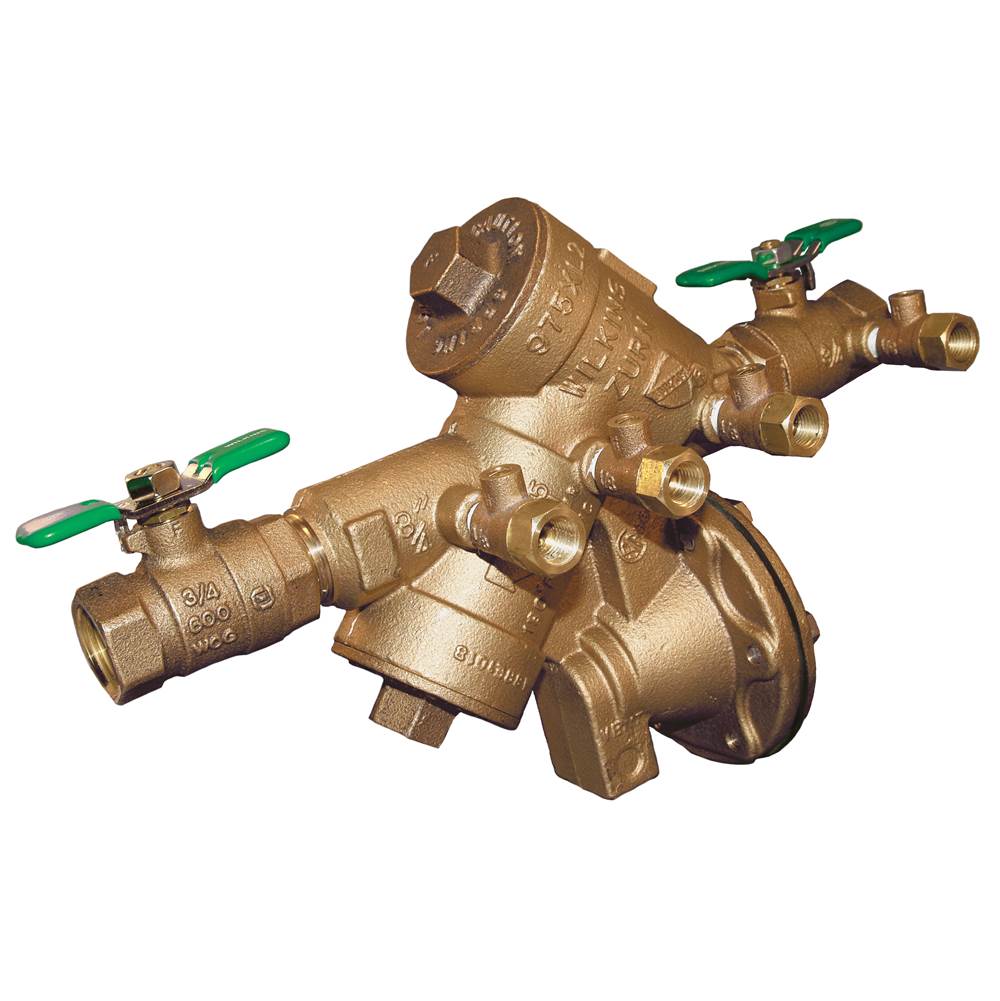 Zurn Industries 2'' 975Xl2 Reduced Pressure Principle Backflow Preventer With Union Ball Vlvs