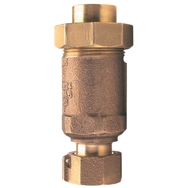 Zurn Industries 700XL Dual Check Valve with 3/8'' female union inlet x 3/8'' female outlet