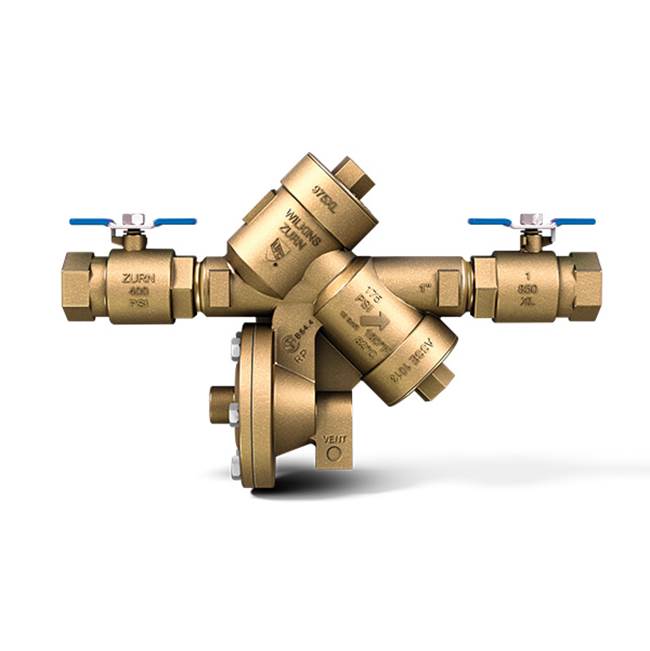 Zurn Industries Hydrant Backflow Meter Valve, MNPT X MNH, Less Meter and Inlet Hose Connection