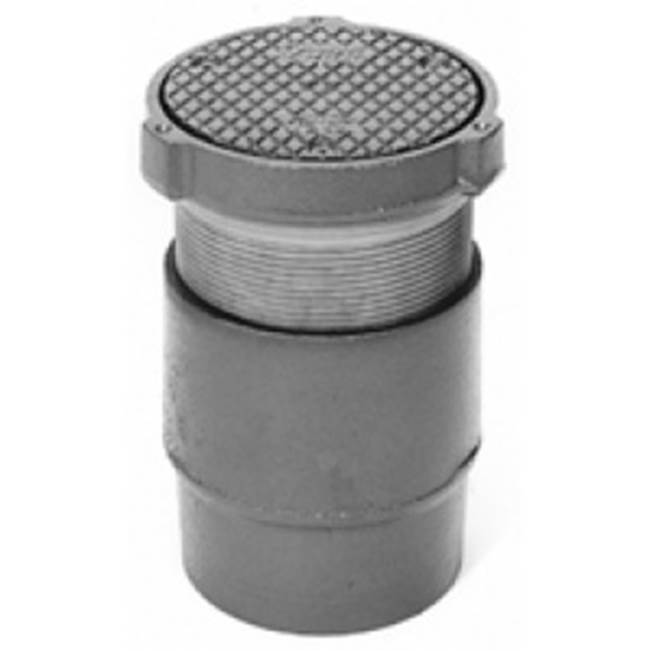 Zurn Industries ZB400B Chrome Plated 5'' Round Adjustable ''Type B'' Strainer Top w/ Heel Proof Square Openings