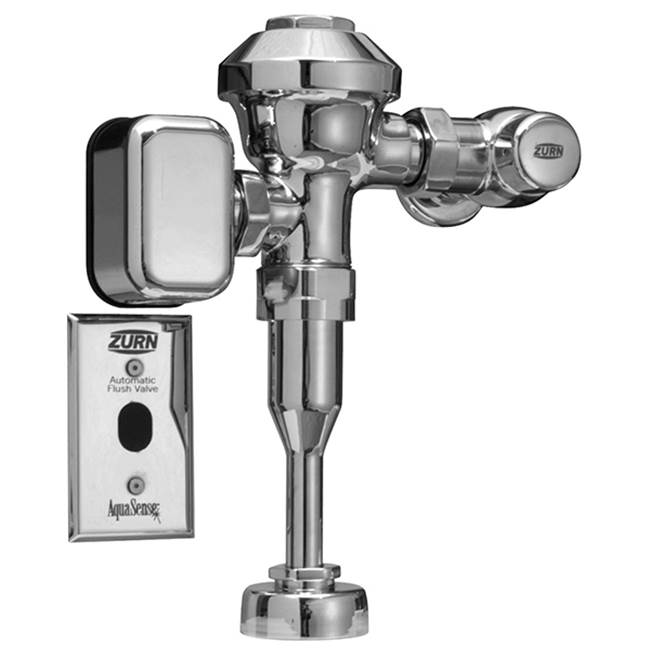 Zurn Industries Zurn AquaVantage® AV ZEMS-IS Connected, Exposed Sensor Hardwired Diaphragm Urinal Flush Valve with 1.0 in Chrome