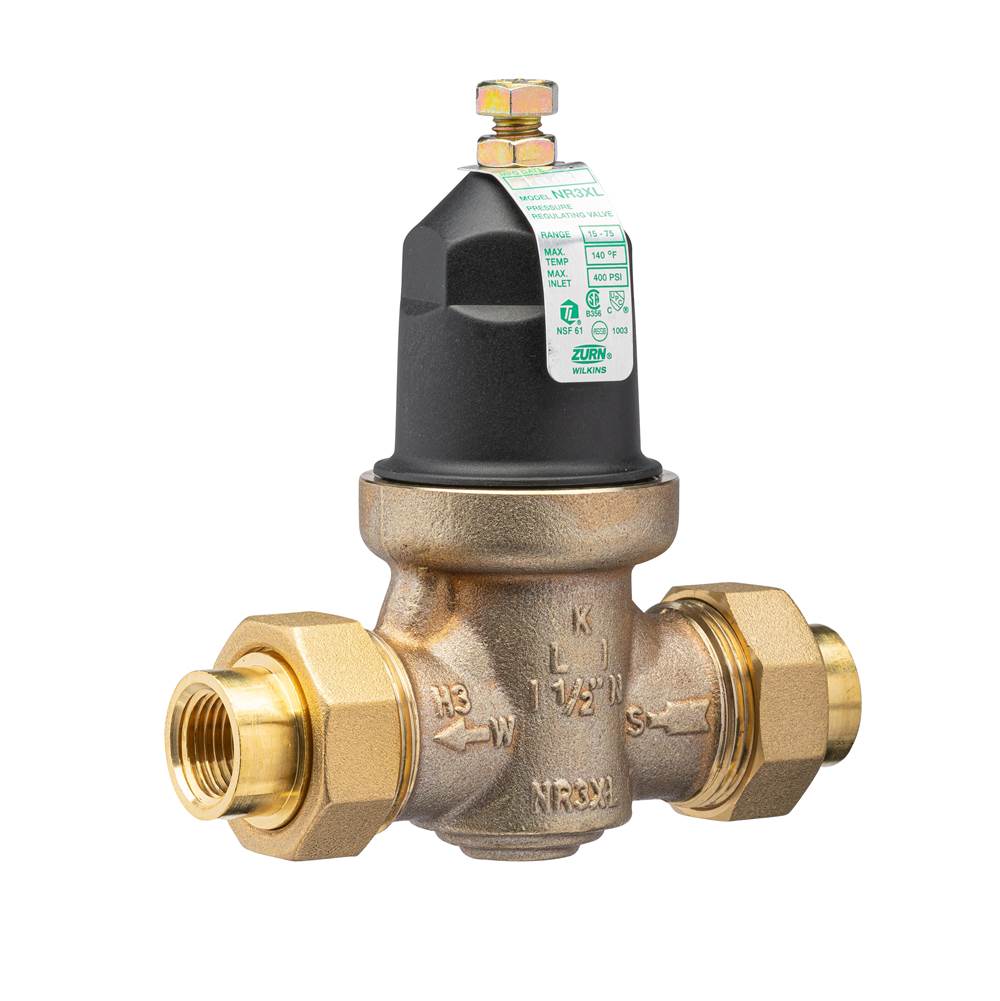 Zurn Industries 1/2'' NR3XL Pressure Reducing Valve with double union FNPT connection
