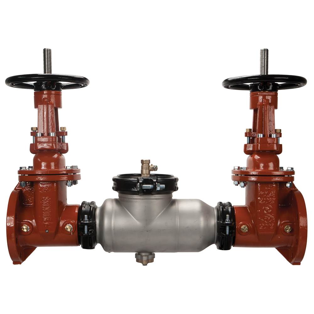 Zurn Industries 2-1/2'' 350Ast Double Check Backflow Preventer With Grooved End Butterfly Gate Valves