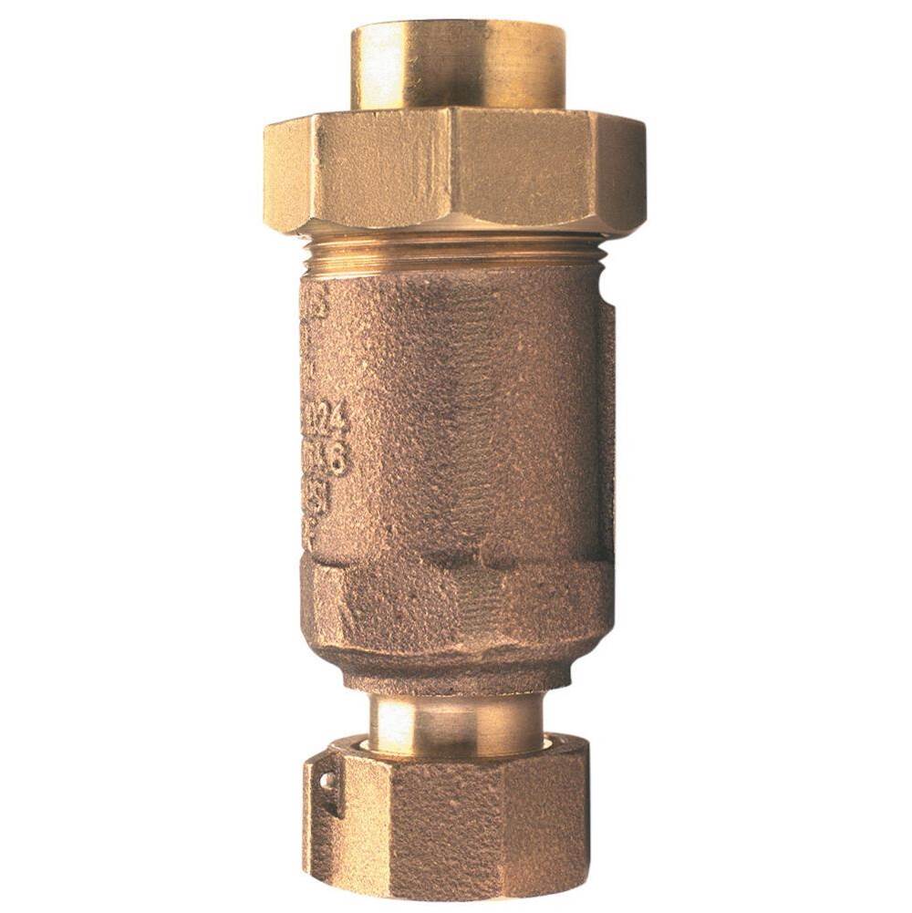 Zurn Industries 700Xl Dual Check Valve With 1'' Female Union Inlet X 1'' Female Outlet